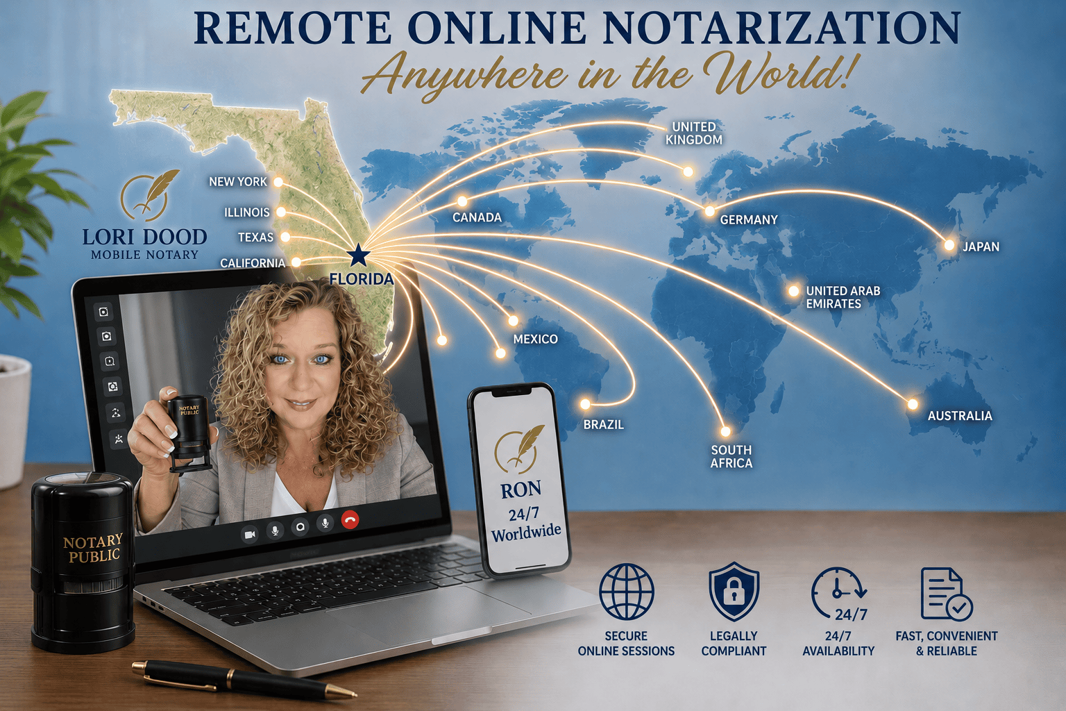Remote Online Notary at Home