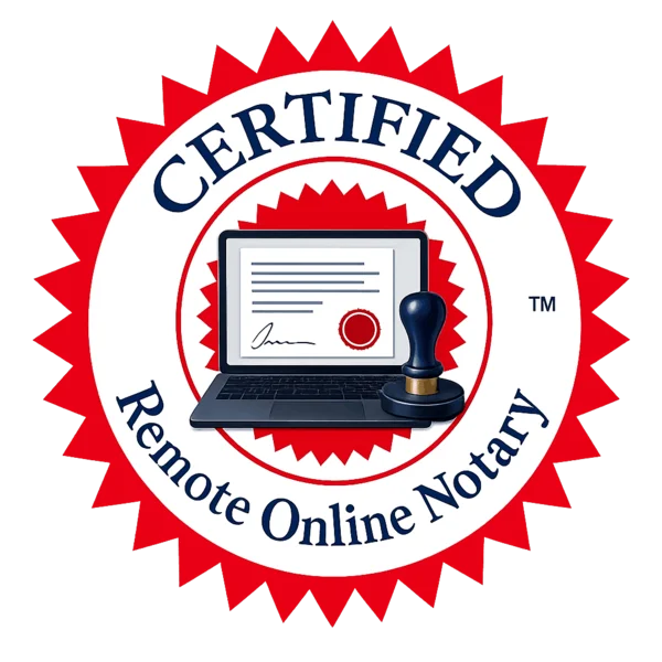 Certified Remote Online Notary